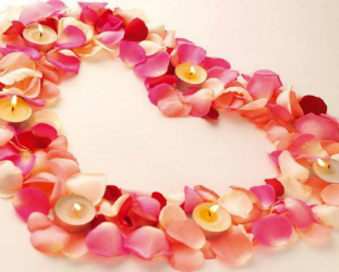 Лепестки роз на свадьбу: как использовать